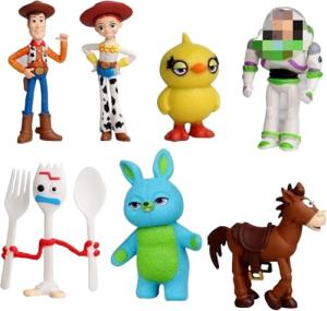 Anime Action Figures Set - Woody, Buzz & Jessie