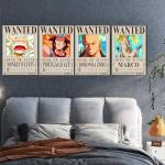 25PCS One Piece Wanted Posters - Straw Hat Crew