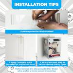 12-Pack Acrylic Shelves Wall Mount Compatible with Pop Figure Display in Box - No Drill Acrylic Floating Shelves Wall Display - for Collectible, Anime and Action Figurine Floating Shelves