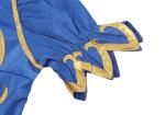Blue Cheongsam Game Fighter Cosplay Costume for Women