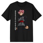 Dragon Ball Z Super Goku Character Men’s Black T-Shirt-Medium