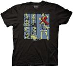 Ripple Junction One Piece Men's Short Sleeve T-Shirt Monkey D. Luffy & Straw Hat Crew Anime Crew Neck Black X-Large