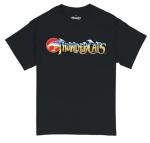 Thundercats Classic Logo Vintage 80s Animated Series T-Shirt (Black,Medium)