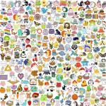 Cute Anime Enamel Pins Set - 20/40/60 pcs