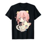Kawaii Anime Cats Lover Graphic T-Shirt