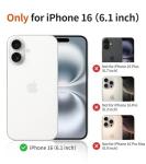 FEWGEY Clear Phone Case for iPhone 16 Compatible with Magsafe, The Great Wave Japanese Anime Kanagawa Ocean Surf Beach Art Designer Magnetic Shock Proof Heavy-Duty Protection for Men Boys Women Girls