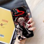 Akatxezy Sukuna Anime Phone Case - Shockproof TPU Silicone Cover, Unique Manga Design Character Shell for iPhone 13