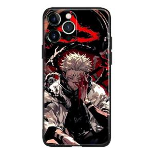 Akatxezy Sukuna Anime Phone Case - Shockproof TPU Silicone Cover, Unique Manga Design Character Shell for iPhone 13