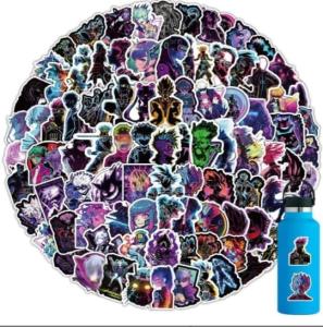 103pc Anime Stickers for Adults for Laptop, Vinyl Waterproof Decals for Laptop，Guitar，Bumper，Skateboard，Phone，Car，Gifts for Adults/Kids/Teens
