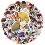 50Pcs Bungo Stray Dogs Stickers,Popular Classic Anime Stickers Waterproof Vinyl Decals for Bumper Cars Computer Scrapbook Guitar Luggage Skateboard Cute Aesthetic Manga Gifts (DG)
