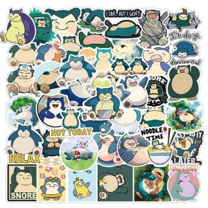 52Pcs Anime Stickers Pack, Aesthetic Sticker Decals for Water Bottle,Laptop,Phone,Hard Hat,Skateboard,Scrapbooking,Bumper