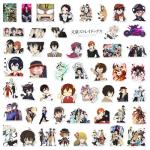 50Pcs Bungo Stray Dogs Stickers,Popular Classic Anime Stickers Waterproof Vinyl Decals for Bumper Cars Computer Scrapbook Guitar Luggage Skateboard Cute Aesthetic Manga Gifts (DG)