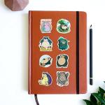 52Pcs Anime Stickers Pack, Aesthetic Sticker Decals for Water Bottle,Laptop,Phone,Hard Hat,Skateboard,Scrapbooking,Bumper