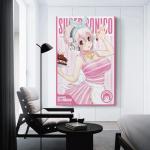 Japanese Anime Fictional Character Super Sonico Sexy Bikini Kawaii Poster Canvas Wall Art Posters Fo Canvas Painting Posters And Prints Wall Art Pictures for Living Room Bedroom Decor 12x18inch(30x45