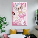 Japanese Anime Fictional Character Super Sonico Sexy Bikini Kawaii Poster Canvas Wall Art Posters Fo Canvas Painting Posters And Prints Wall Art Pictures for Living Room Bedroom Decor 12x18inch(30x45