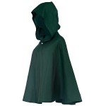 3-Piece Anime Cloak Cosplay Costume Set - Green