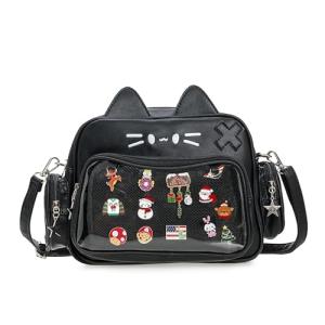 ZAROXOXS Kawaii Ita Bag Backpack Crossbody Bag Cat Shoulder Bags Multi-Purpose Pin Display with Insert