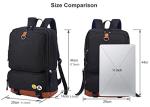 WANHONGYUE Luminous Backpack School Bag Laptop Rucksack Student Bookbag Daypack Black/1