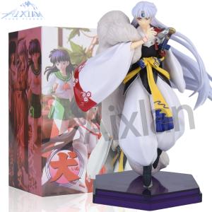 Aixlan 20cm Inuyasha Anime Figure Sesshoumaru PVC Action Figure Higurashi Kagome Figurine Collectible Model Toys Kid Gift
