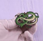 Dragon Summoning Enamel Pin - Anime Accessory