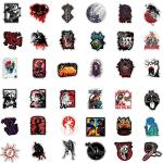 75pcs Berserk Anime Stickers Classic Game Sticker for Musical Instrument Decorations, Pencil Boxes, Art Supplies, Water Bottles, Laptops, Suitcases, Birthday Decoration, Holiday Party