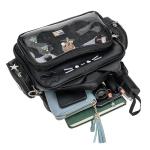 ZAROXOXS Kawaii Ita Bag Backpack Crossbody Bag Cat Shoulder Bags Multi-Purpose Pin Display with Insert