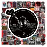 75pcs Berserk Anime Stickers Classic Game Sticker for Musical Instrument Decorations, Pencil Boxes, Art Supplies, Water Bottles, Laptops, Suitcases, Birthday Decoration, Holiday Party