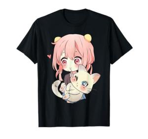 Kawaii Anime Cats Lover Graphic T-Shirt