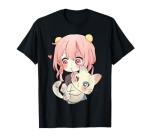 Kawaii Anime Cats Lover Graphic T-Shirt
