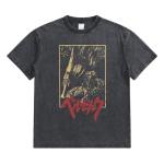 Bellelement 90s Dark Fantasy Anime Graphic T-Shirt Japanese Manga Shirt, L