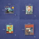 Cute Animal, Punk,Art,Science, Animation Enamel Pins, Cartoon Personality Pin Set for Kids, Teens, Women, Badge Decor Pins for Jackets, Lapel, Backpack, Hat， (With Box Packaging), Aluminum Enamel,