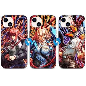 TNOLTK 3D iPh 14 Case Anime Motion Anime Phone Case Shockproof Soft TPU Anti-Scratch Non-Slip Japanese Manga Case for iPh 14
