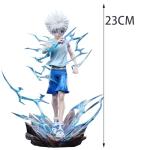 YLQANONG Killua Zaoldyeck Figures Anime Gon Freecss/Kurapika/Chrollo Lucilfer Figure Statues Anime Action Figurine 9.06IN