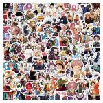 200Pcs Kids Manga Stickers Mixed Pack,Cartoon Characters Stickers Movie Decorative Sticker for Kids Teens Adults Waterproof Sticker for Water Bottle Laptop