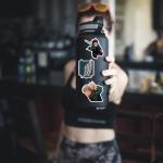 100PCS Japanese Anime Mixed Funny Cartoon Waterproof Sticker for Water Bottles Cartoon Characters Stickers for Kids, Toddlers, Teens, Girls, Adults (Japanese Anime)