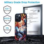 TNOLTK 3D iPh 14 Case Anime Motion Anime Phone Case Shockproof Soft TPU Anti-Scratch Non-Slip Japanese Manga Case for iPh 14