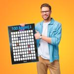 scrachit Top 100 Anime Scratch Off Poster - 23x17 - Challenge Bucket List