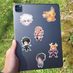 Evercio 50 Pcs Anime Stickers Mixed Pack Trendy Various Manga Stickers Vinyl Decals for Water Bottle Kindle EBook Laptop Phone Notebook Gift for Anime Lover Kids Teens Adults Unique Designs