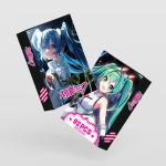 92Pcs/Set Anime Hatsune Miku Lomo Card Kawaii Photocard HD Print Cartoon Photo Card Game Fans Collection Toy Kids Birthday Gift