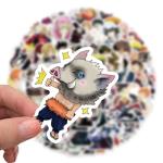 100PCS Japanese Anime Mixed Funny Cartoon Waterproof Sticker for Water Bottles Cartoon Characters Stickers for Kids, Toddlers, Teens, Girls, Adults (Japanese Anime)