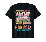 Anime Food Video Games T-Shirt for Fans