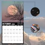 2025 Anime Calendar with Moon Phases & Large Blocks
