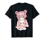 Kawaii Anime Cat Girl T-Shirt