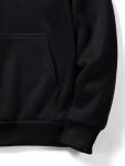 Floerns Men's Black Graphic Hoodie Pullover L