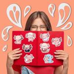 Helluva Boss 120-Count Waterproof Anime Sticker Pack