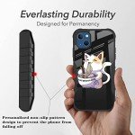 Kawaii Anime Cat iPhone 15 Case - Shockproof Design