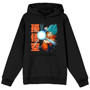 Bioworld Dragon Ball Super Super Saiyan Adult Black Hoodie-Large
