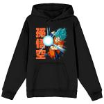 Bioworld Dragon Ball Super Super Saiyan Adult Black Hoodie-Large