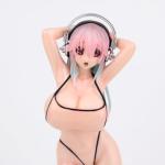 Zatanend Ecchi Figure Super Pink Girl(Pro Soft Ver.),Waifu Girl Hentaii.Sexy Anime +18 Uncensored for Adult Collection Gift Model Toys No Box