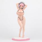 Zatanend Ecchi Figure Super Pink Girl(Pro Soft Ver.),Waifu Girl Hentaii.Sexy Anime +18 Uncensored for Adult Collection Gift Model Toys No Box